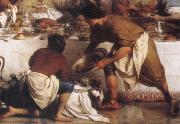 Pierre Subleyras The guest meal in the house Simons oil painting